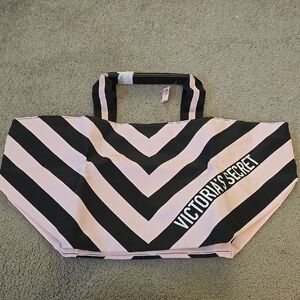 Victoria's Secret Pink and Black Tote Bag